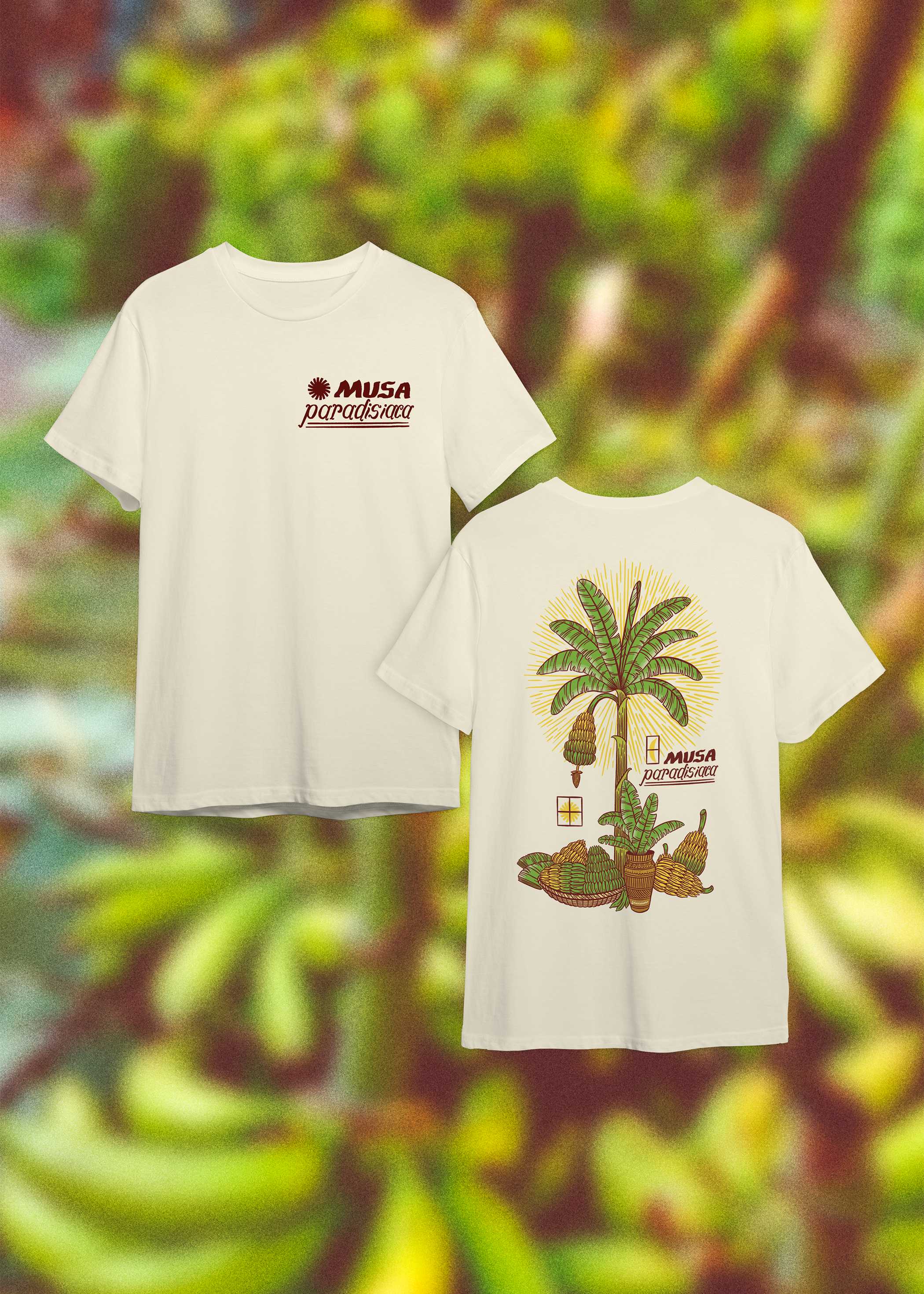 Coleção Musa paradisiaca - Camiseta Básica Oversized