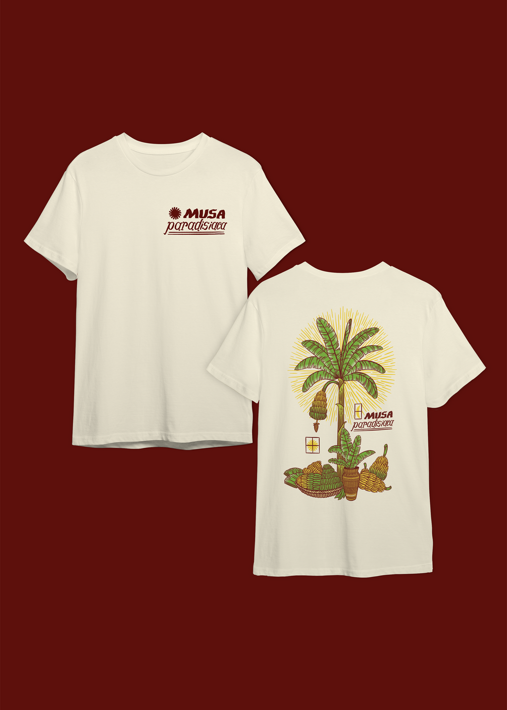 Coleção Musa paradisiaca - Camiseta Básica Oversized