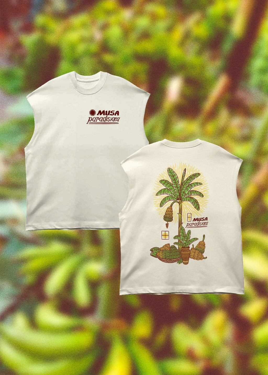Coleção Musa paradisiaca - Regata Oversized Texture