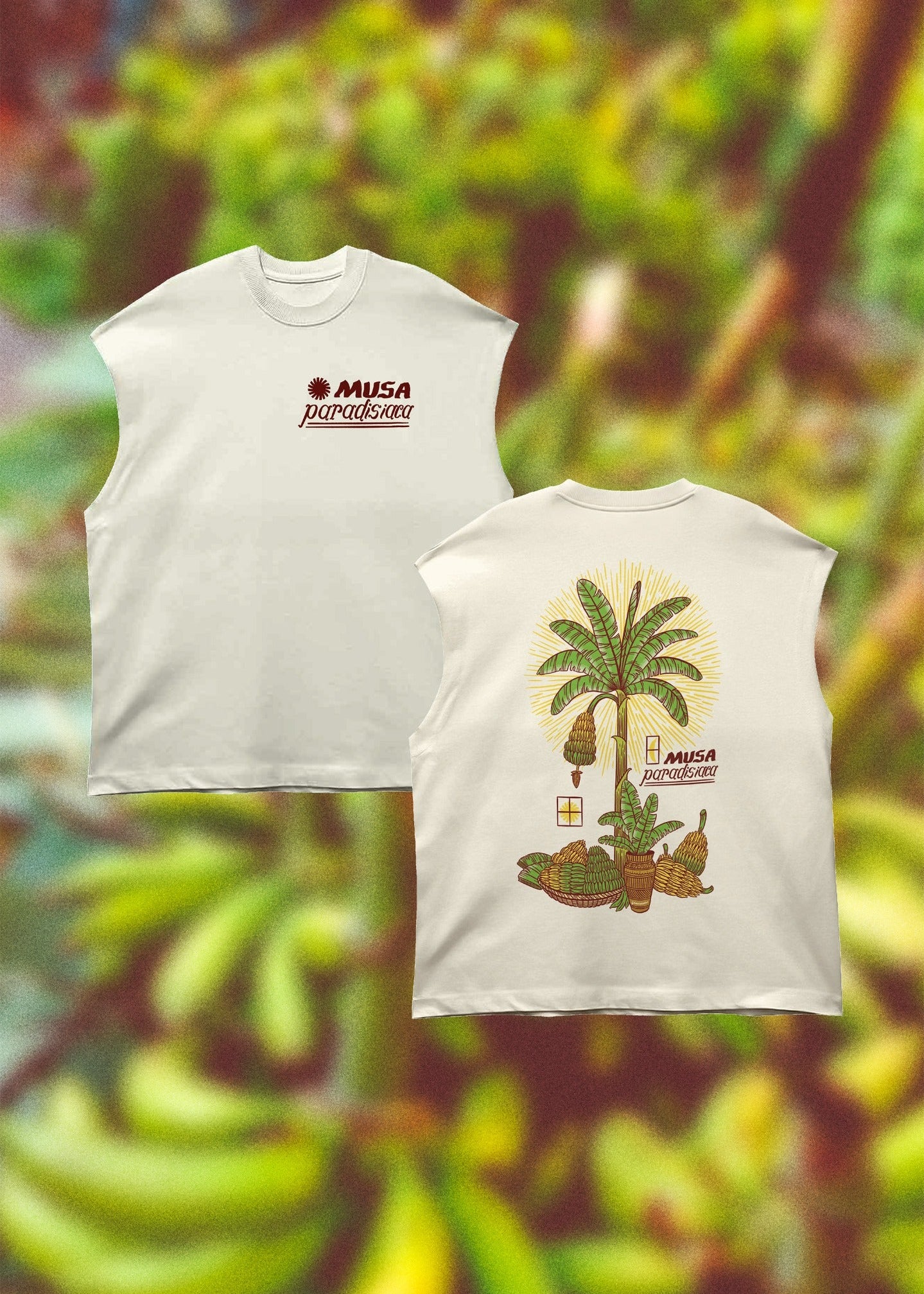 Coleção Musa paradisiaca - Regata Oversized Texture