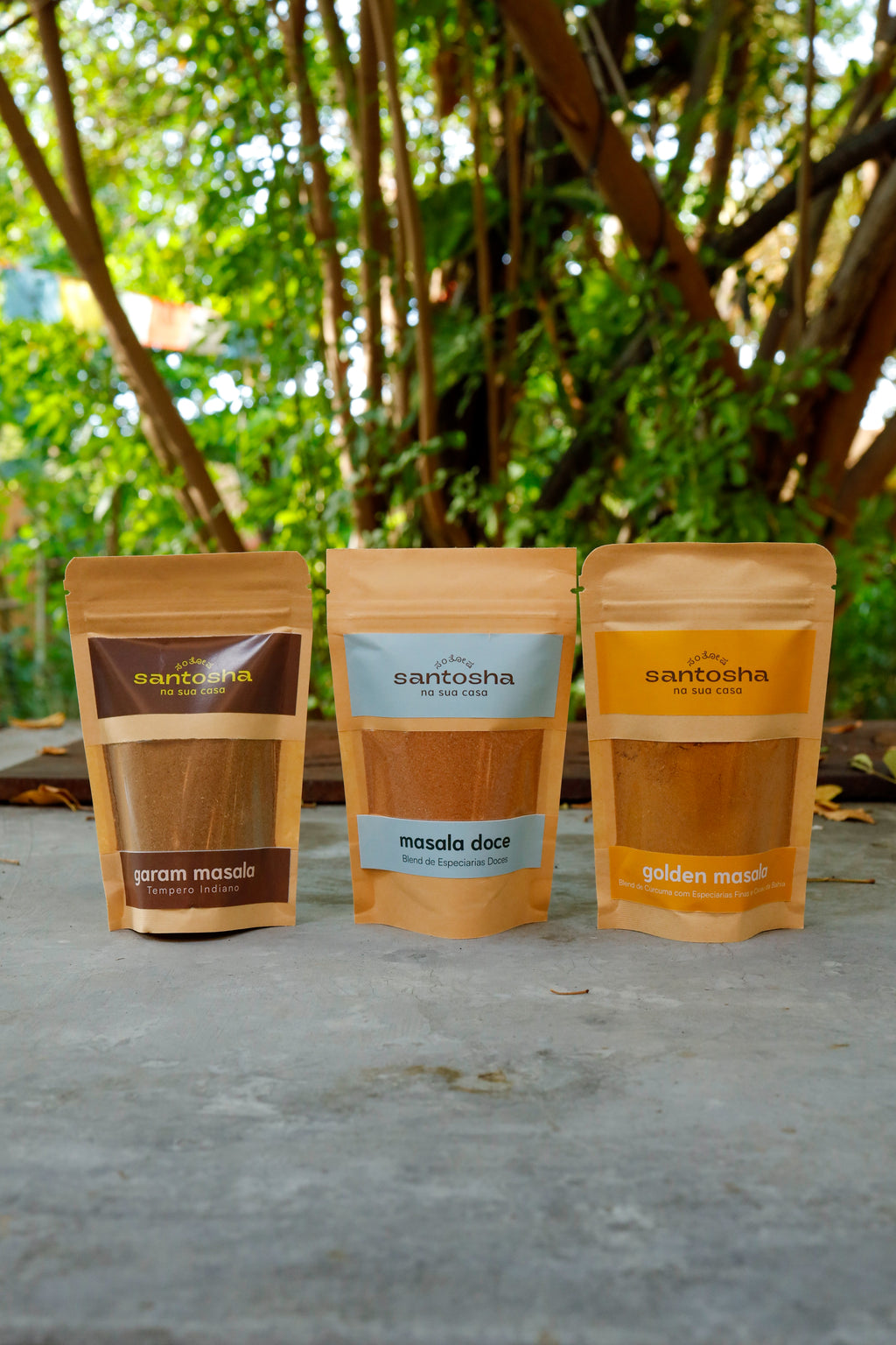Kit 3 MASALAS - Garam Masala + Golden Masala + Masala Doce
